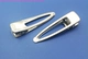 Два 5,5 см серебряной рыбной хвостовой зажимы
