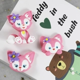 Мультяшная акриловая аромотерапия из гипса, ручка, мыло ручной работы, силиконовая форма, лиса, енот, DIY