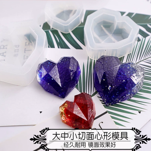 Аромотерапия в форме сердца для авто, диффузор, благовонный камень, форма, зеркальный эффект