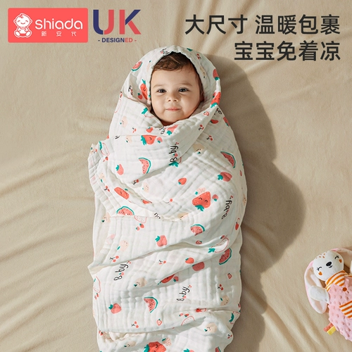 Детское марлевое хлопковое банное полотенце для новорожденных