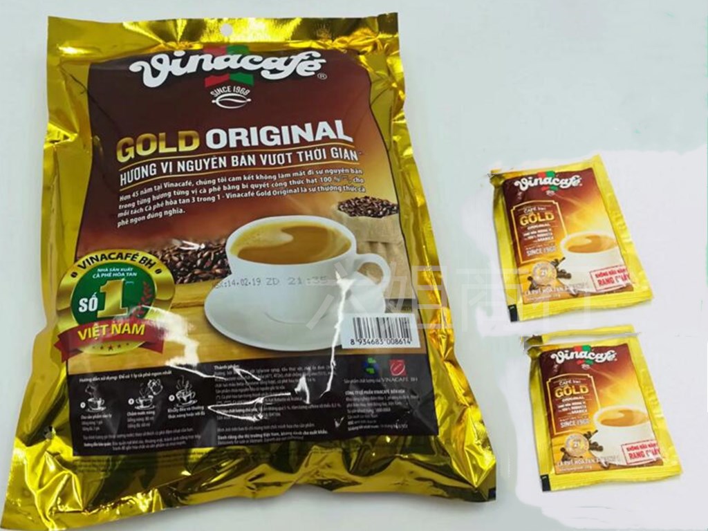Presale Shortage Vietnam Vinacafe Gold Dress Weena Coffee Three-in-one Instant Espresso Coffee 480 gr A Bag
