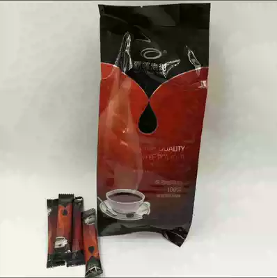 2 bags of Baruo Old Street sugar-free instant black Coffee Powder 100g instant casual drink smooth mellow punch drill