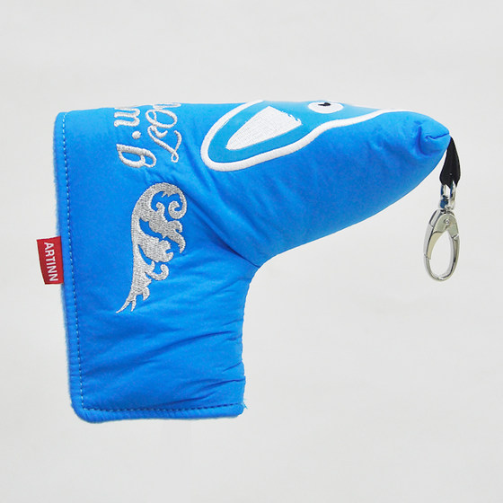 正品G.winner高尔夫杆头套球杆套保护套法斗狗刺绣直条L型推杆套