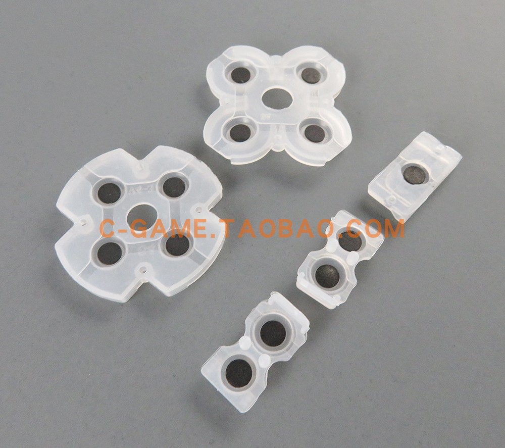 PS4 handle maintenance Department goods button plastic cushion conductive adhesive PS4 button adhesive (set of 5)