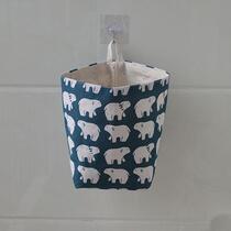 Small hanging bag single small storage cloth bag hanging bag small wall hanging hanging mobile phone Wall finishing bag students