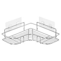 Toilet shelf free storage toilet kitchen perforated tripod stainless steel rack drain water bath towel hanging basket