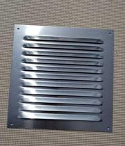 Stainless steel shutter exterior wall rainproof wind cover vent air outlet heater aluminum alloy air outlet grille