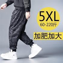 200 Size Pants Mens Tide Joker Loose Casual Pants Fat Men Wear-resistant Pants