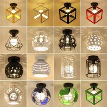 LED Jane European aisle light corridor light simple modern net red small chandelier lamp fixture Nordic bulb bedroom ceiling light