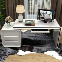White paint desk bedroom simple modern economy writing desk home fashion desktop desk computer desk