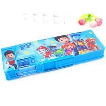 Stationery pencil case Primary School student boy with pen knife multi-purpose boy children kindergarten has a pencil sharpener