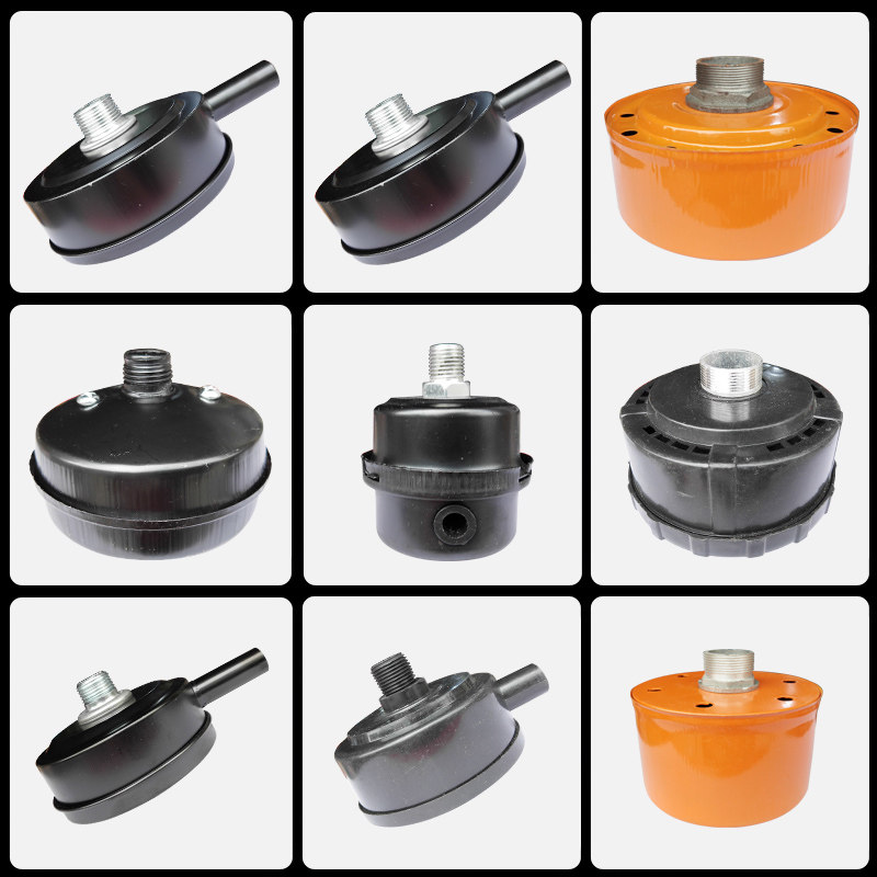 Air compressor silencer filter mute oil-free machine compressor filter element air pump accessories air filter element filter