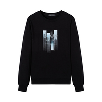 2021 New JEEP JEEP hatless sweatshirt mens spring and autumn thin round neck young mens sweater coat tide fat