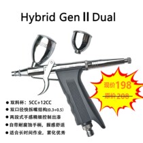 Modèle Upper Color Trigger Spray pen Hybrid Gen II Twin Bore 0 30 5 Molds Up To Spraying Tool