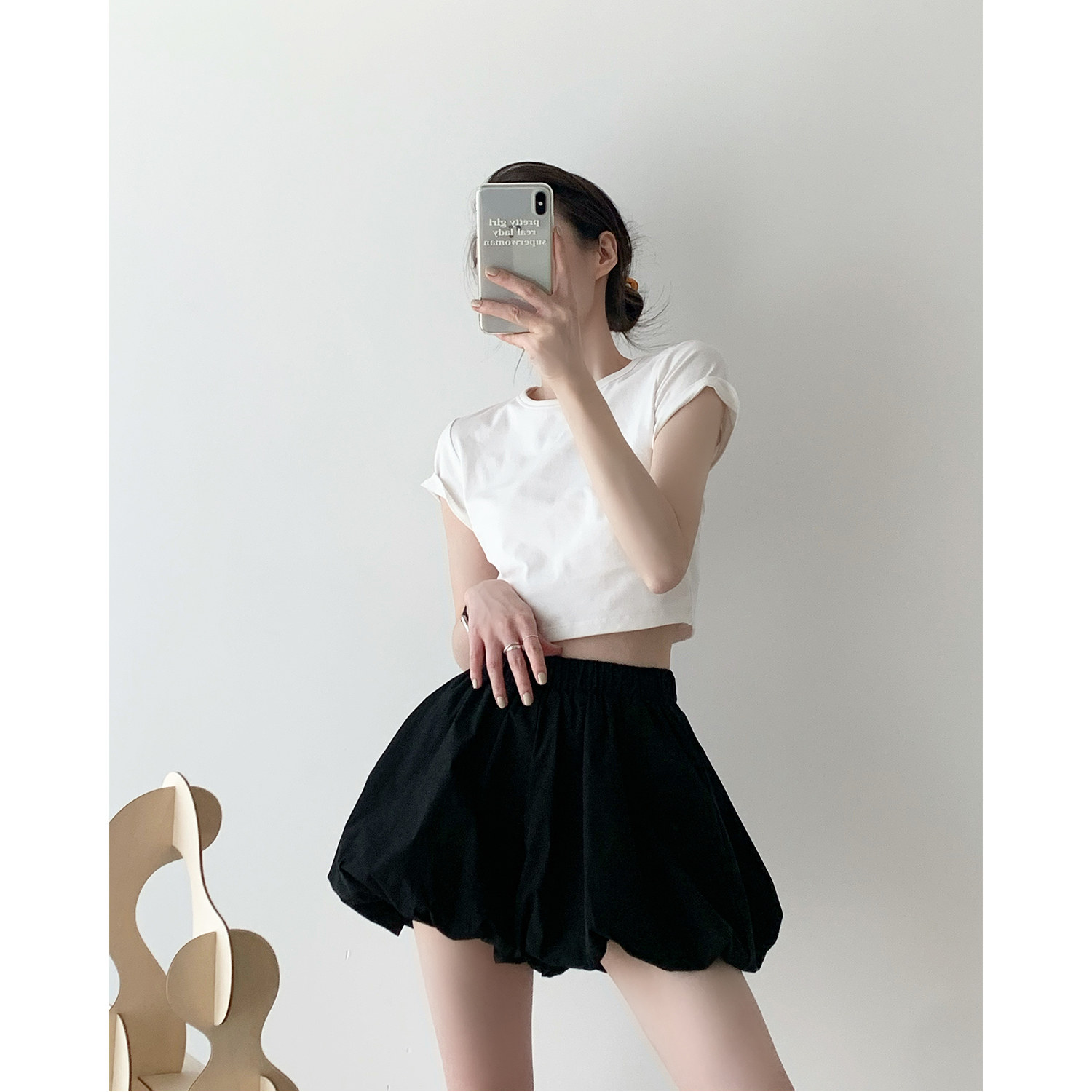 Light Cage Pants Black Explicit Leggings Long Casual Solid Floral Dress Pants High Waist Wide Leg Fluffy Lantern Shorts Women Spring Summer