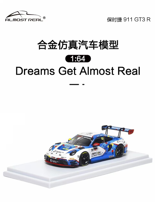 [in Stock] Arbox Porsche 911 Gt3 R 1:64 Gt World Challenge Asia Cup Snowdonia Station