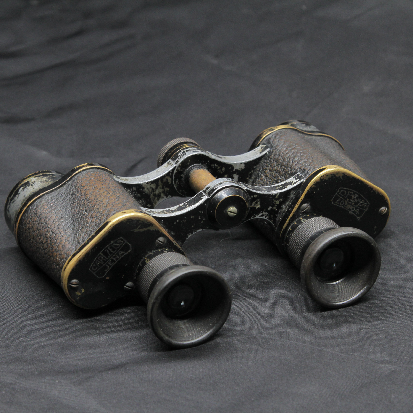 Original product 1910 Cai Division CARL ZEISS GERMAN PRELIMINARY DF6X24 BRONZE TELESCOPE RETURN TO ANTIQUE COLLECTION