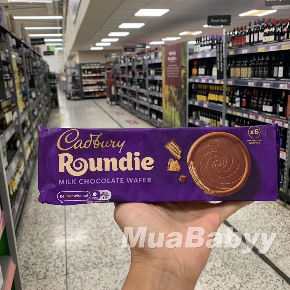 Spot British Cadbury Cadbury milk chocolate chocolate waffle biscuit super delicious 180g