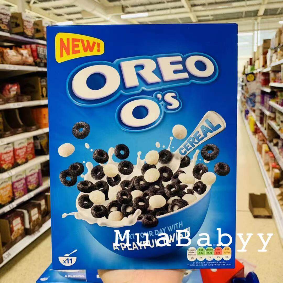 Spot UK Kelloggs Oreo Home Lots Cocoa Herbs Crisp Wheat Ring Rich In Iron Vitamins