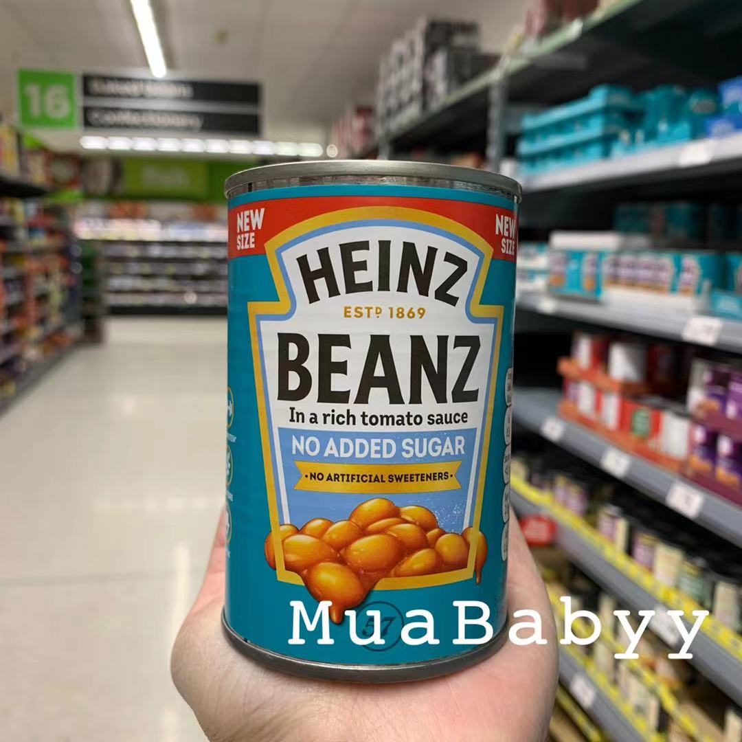 Spot UK HEINZ BEANZ Heinz Sugar-free Eggplant Canned Beans gluten-free No Add 415g