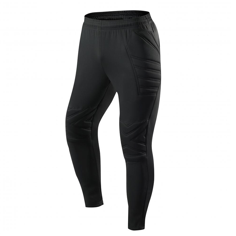 8701 Anti-Fall Goalkeeper Pants Long Pants Black Goalkeeper Uniform Shorts for Men, Women, Children, Adults, and Teenagers Pure Black Soccer Pants
