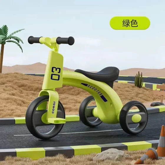 儿童三轮车宝宝婴儿手推车幼儿脚踏车带音乐滑行车小孩童车脚蹬车