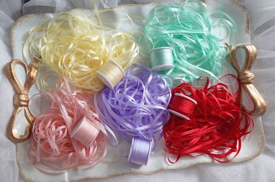 taobao agent BJD baby clothing auxiliary material high quality 2mm4mm7mm real silk ribbon DIY accessories 10 meters per small volume