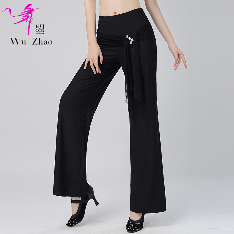 Modern dance wide-leg pants National standard dance pants Women's pants Latin dance pants three-step Jitba dance clothing new
