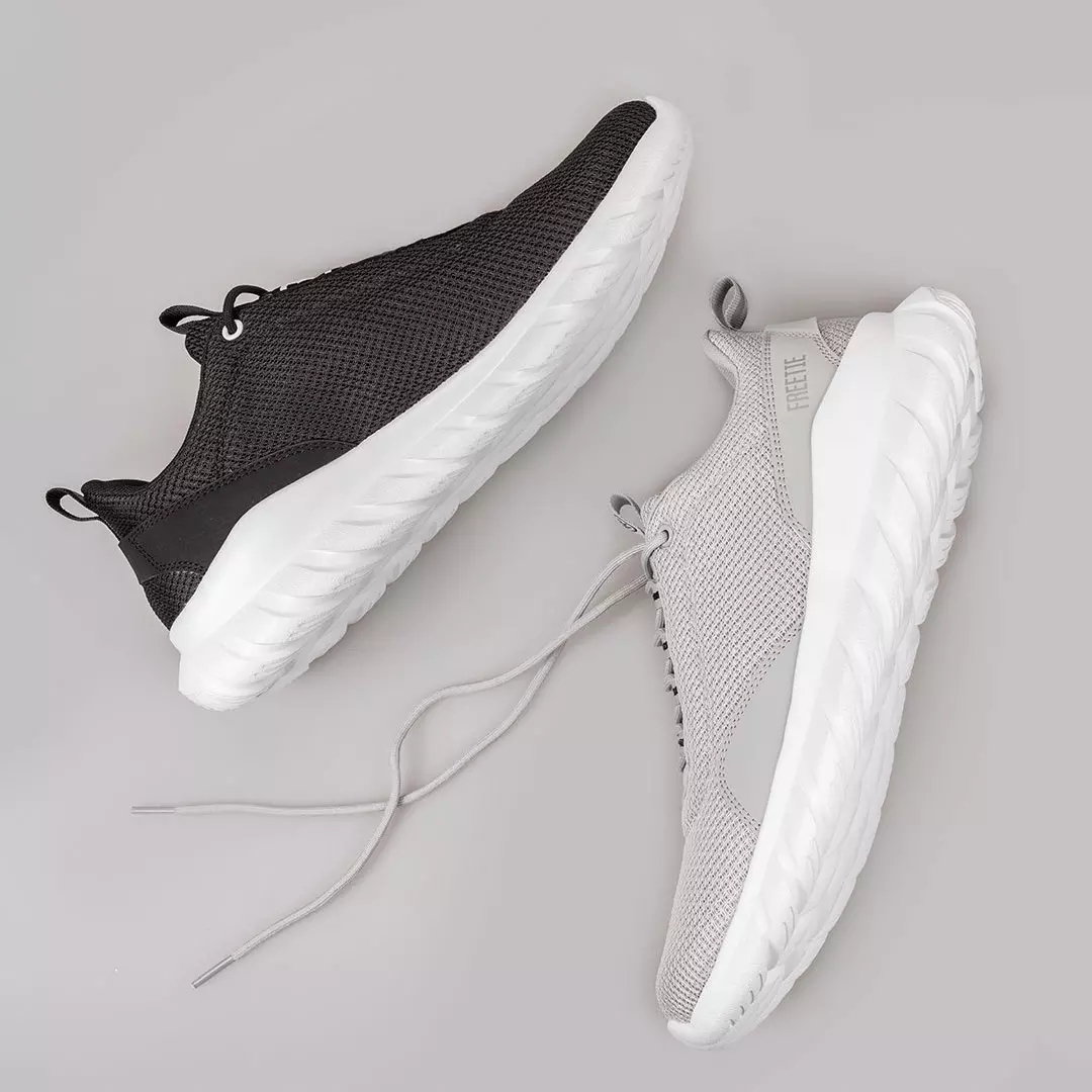 FREETIE city light running shoes trend 100 hitch running sports breathable mesh cloth decompression male and female sports shoes