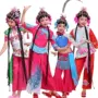 Bắc Kinh Opera Xiaohuadan trình diễn quần áo trang phục múa quốc gia mới hoa Mulan Qiaohua Dan trang phục biểu diễn trẻ em đồ bé gái