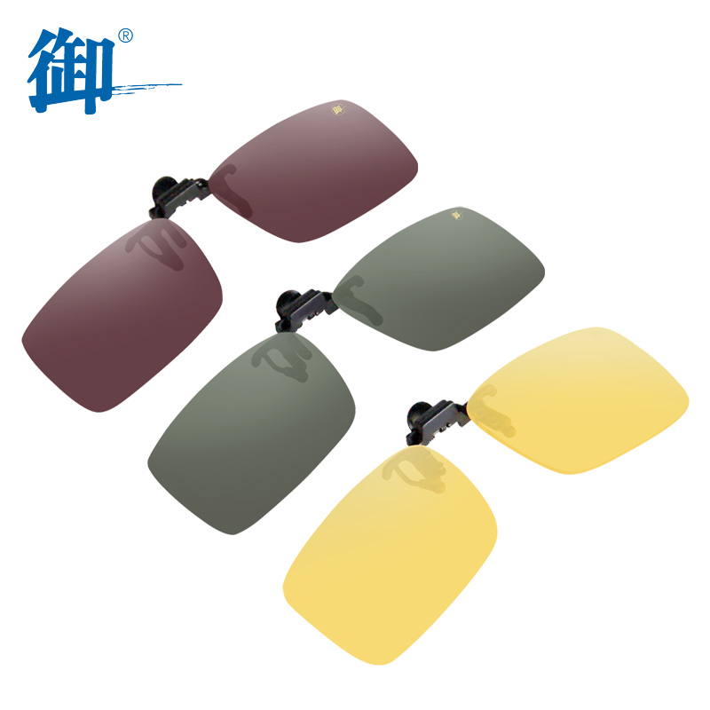 Resilience Fishing Glasses Polarized Light Increasing Light Driving Clip Suit Nearsightedness Old Flowers Fishing High Definition Watch Adrift Fishing Gear