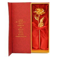 【SF Бесплатная доставка】 One Gold Foil Rose