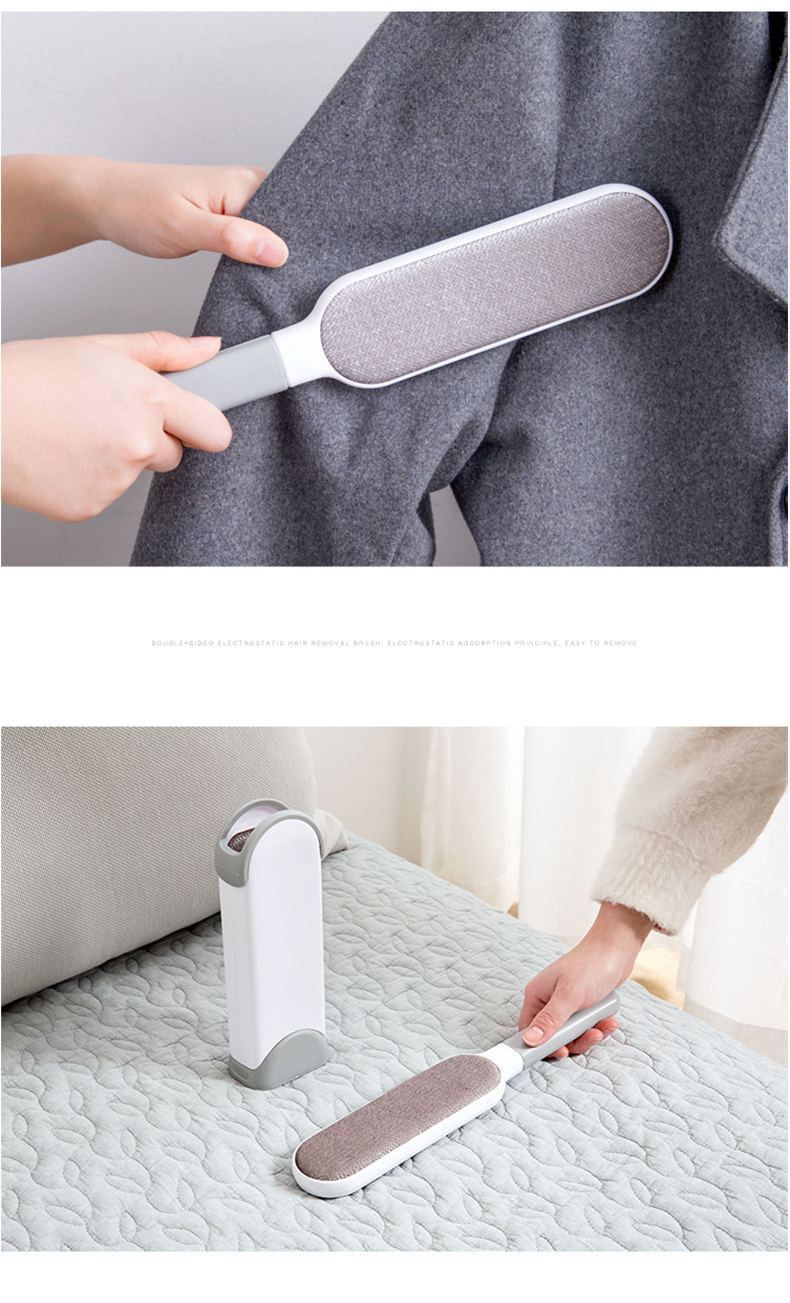Cây lăn bụi quần áo miniso Quần áo dính tóc giả tạo vật nuôi để lông tĩnh tẩy lông bàn chải quần áo để chải hộ gia đình chải tóc - Hệ thống giá giặt máy cắt lông xù quần áo tphcm