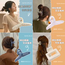 Plastic Hair Clip Rear Brain Spoon Shark Grip Clip Hair Grip Mawei Clip Head Accessories Fixed Hair Women South Korea Ins Clip
