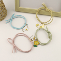 Head rope Girl net red ins cute Korean version Rabbit son Department Supersenza hair Hair Rope ins Hair Loops Leather rubber band