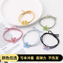 South Korea Elegant Sun Flower Hair Circles Flowers Hair Rope Sweet Beauty Net Red Girl Rubber Band Cute Korean Version Little Floral Headwear