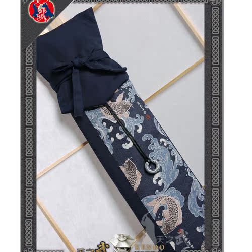 (Tianjiu) carp waves and wind and bamboo knife bag sword bag 3 Ben-Sword Road Supplies