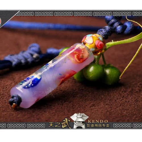 (Tianzhi Wu) Purple Smoke And Necklace necklace with a hand to make just this one gift ornament