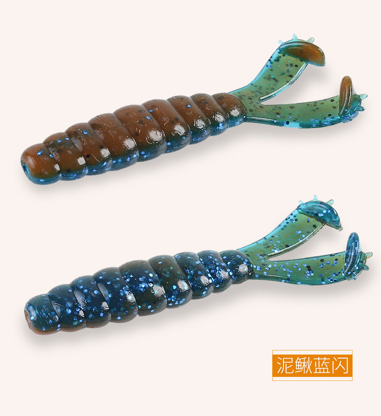 Дорожные суб- приманки 出口精品 浮水羊角t尾波动路亚软饵软虫铅头钩曲柄钩倒钓内德钓组 Luresalon