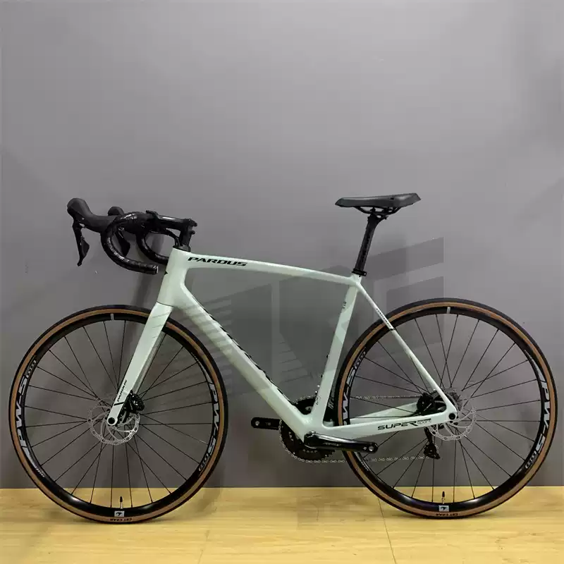 PARDUS瑞豹Super Sport碳纤维碟刹公路车 珍珠白22速耐力型 舒适双碟刹公路车