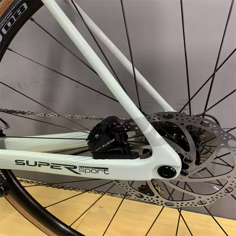 PARDUS瑞豹Super Sport碳纤维碟刹公路车 珍珠白22速耐力型 舒适双碟刹公路车