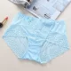 Đặc biệt hàng ngày ở eo đồ lót ren trong suốt gợi cảm không có dấu vết mềm mại kích thước lớn quần cao eo tam giác đồ lót nữ