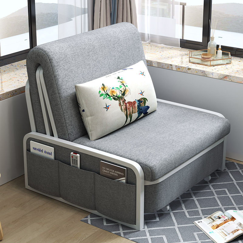 Passable Sofa Bed Single Double Multifunction Dual-use Balcony Living Room Retractable Net Red with sofa bed 0 81 m