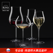 RONA European light luxury super large red wine tasting cup high-value household goblet gift box Cup a pair