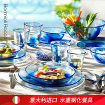 European-style imported household Western food plate steak plate Western creative fruit plate fruit plate color cake plate