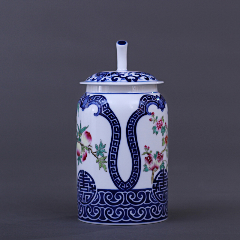 Cheng DE xuan jingdezhen ceramics powder enamel caddy fixings tea pot dou 45 three color photos