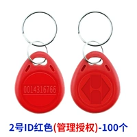 № 2 Идентификационная пряжка красная (авторизованное разрешение)