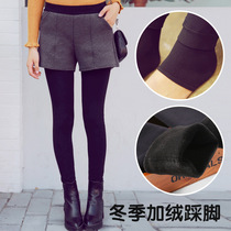 Winter style Spring and autumn holiday Two underpants dress pants outside wearing thin and pure cotton high waist pants big code with skirt even shorts women
