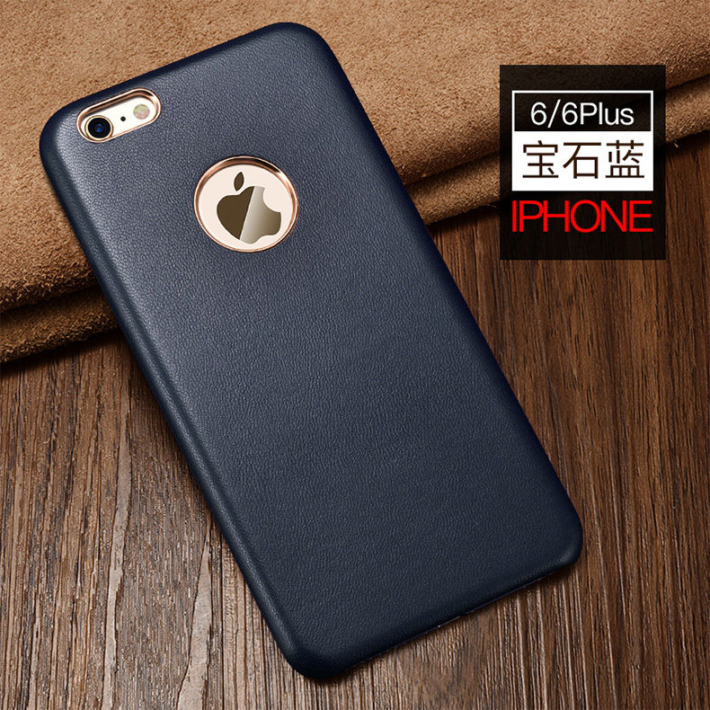 XOOMZ Business Style Handmade Genuine Lambskin Leather Back Cover Case for Apple iPhone 6S Plus/6 Plus & iPhone 6S/6