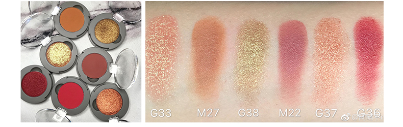 Judydoll orange ngu si đần độn ánh sáng ngọc trai đơn sắc bóng mắt nam châm thay thế khóa tấm bí ngô trái đất rượu vang G33G52G99 phấn mắt lameila